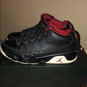 air jordan 9’s, retro low, men size 9.5